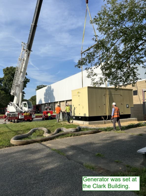 DIJ project managers reviewing plans on an active site